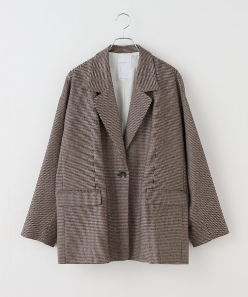 美品☆NOBLE ノーブル 2023モデル テーラードジャケット オーバーサイズ 美品☆NOBLE ノーブル 2023モデル テーラードジャケット オーバー