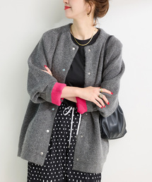 B.C STOCK | 《追加3》2層スムース編みロングカーディガン(カーディガン/ボレロ)