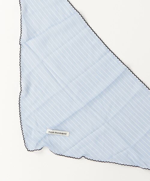 Vini（ヴィニ）の「ヘア スカーフ（バンダナ/スカーフ・レディース・ホワイト/ホワイト系その他/ブラック/ブルー・ONESIZE）」の7枚目の写真