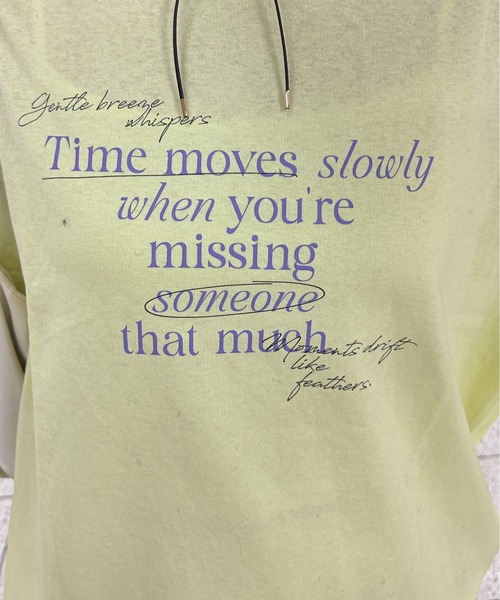 PILIT（ピリット）の「レタリング　ロゴロンTee（Tシャツ/カットソー・レディース・アイボリー/オートミール/イエロー系その他・MEDIUM）」の15枚目の写真