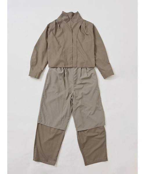 【新品未使用】COHINA コヒナ セミドッキングテーパードオールインワン オールインワン セミドッキングテーパードオールインワン 「低身長