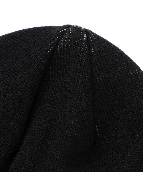 AVIREX（アヴィレックス）の「《直営店限定》AVIREX LOGO BEANIE/ロゴ ビーニー/ニットキャップ（ニットキャップ/ビーニー・レディース・ブラック/ベージュ・F）」の5枚目の写真