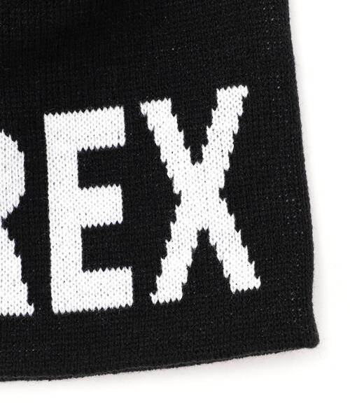 AVIREX（アヴィレックス）の「《直営店限定》AVIREX LOGO BEANIE/ロゴ ビーニー/ニットキャップ（ニットキャップ/ビーニー・レディース・ブラック/ベージュ・F）」の6枚目の写真