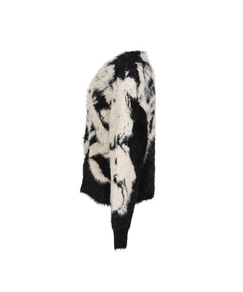 Wizzard ウィザード JACQUARD CARDIGAN SHOKKAKUTEKI SONZAI  カーディガン  ブラック ホワイト 1 Wizzard（ウィザード）の「