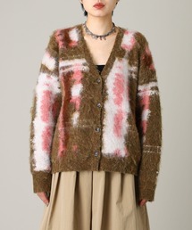 Forget-me-nots Mohair Marble Cardigan FMN-25AW-KN-003