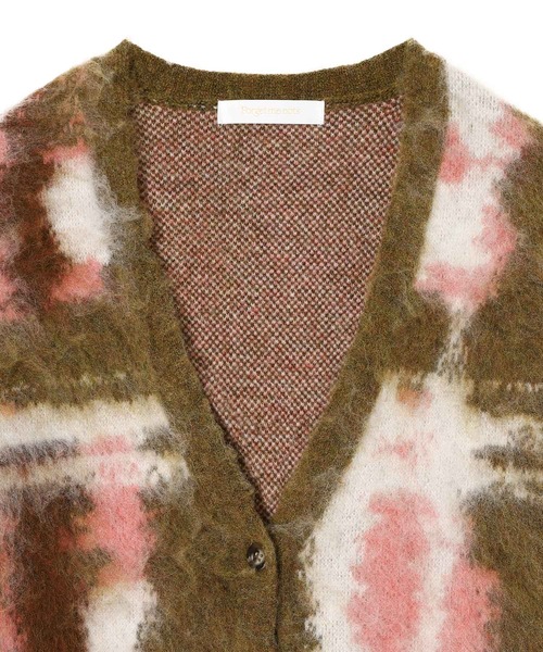 forget-me-nots(フォーゲットミーノッツ)の「Forget-me-nots Mohair Marble Cardigan FMN-25AW-KN-003(カーディガン/ボレロ・レディース・ブラウン/オリーブ・FREE)」の13枚目の写真