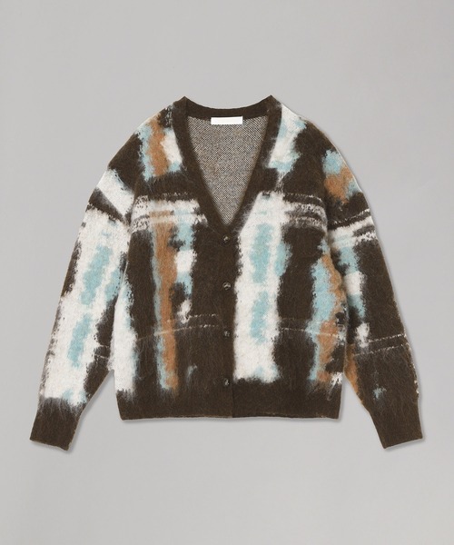 forget-me-nots(フォーゲットミーノッツ)の「Forget-me-nots Mohair Marble Cardigan FMN-25AW-KN-003(カーディガン/ボレロ・レディース・ブラウン/オリーブ・FREE)」の14枚目の写真