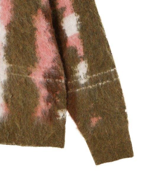 forget-me-nots(フォーゲットミーノッツ)の「Forget-me-nots Mohair Marble Cardigan FMN-25AW-KN-003(カーディガン/ボレロ・レディース・ブラウン/オリーブ・FREE)」の10枚目の写真