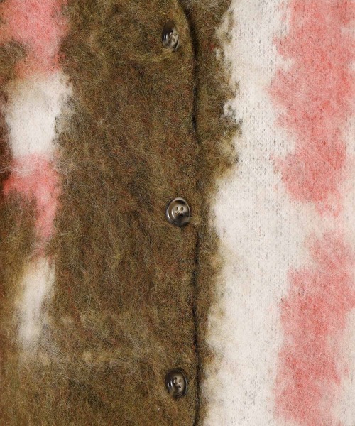 forget-me-nots(フォーゲットミーノッツ)の「Forget-me-nots Mohair Marble Cardigan FMN-25AW-KN-003(カーディガン/ボレロ・レディース・ブラウン/オリーブ・FREE)」の11枚目の写真