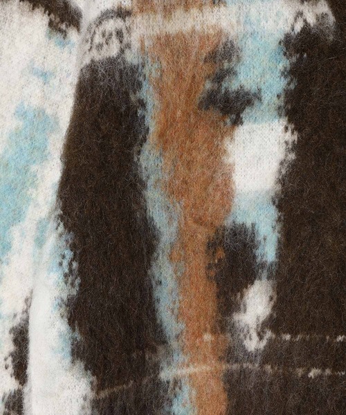 forget-me-nots(フォーゲットミーノッツ)の「Forget-me-nots Mohair Marble Cardigan FMN-25AW-KN-003(カーディガン/ボレロ・レディース・ブラウン/オリーブ・FREE)」の8枚目の写真