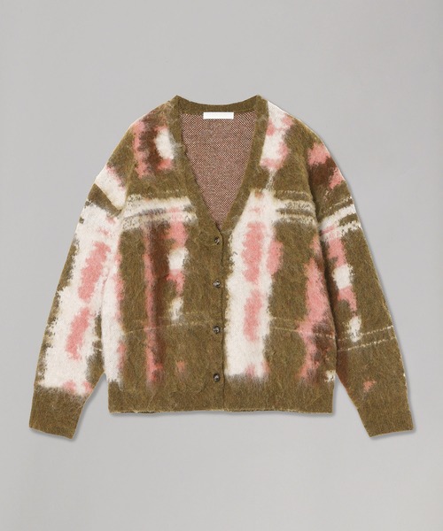 forget-me-nots(フォーゲットミーノッツ)の「Forget-me-nots Mohair Marble Cardigan FMN-25AW-KN-003(カーディガン/ボレロ・レディース・ブラウン/オリーブ・FREE)」の7枚目の写真