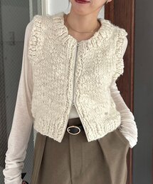 CAPRICIEUX LE'MAGE | ハンドニットベスト(ニット/セーター)