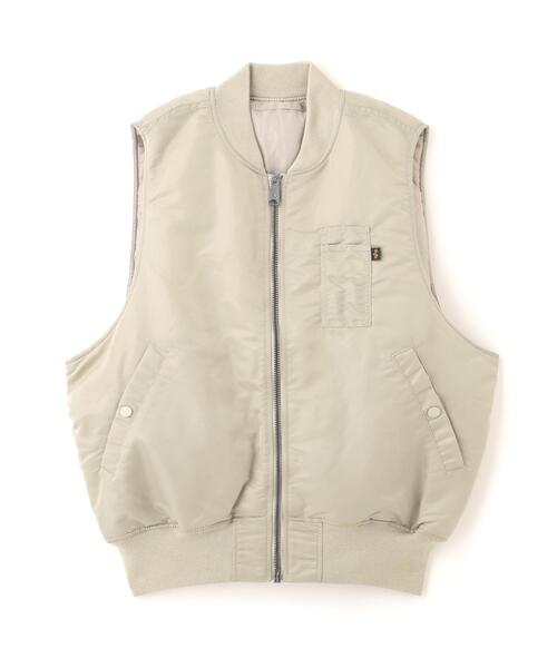 Alpha Industries(アルファインダストリーズ)の「Alpha Industries/アルファ インダストリーズ/MA-1 FLIGHT VEST/エムエーワン フライトベスト(MA-1・メンズ・グレー系その他3/グレー系その他6/ブラック・L/M/S/XL/XS)」の3枚目の写真
