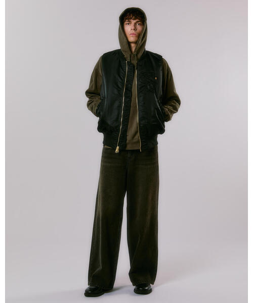 Alpha Industries(アルファインダストリーズ)の「Alpha Industries/アルファ インダストリーズ/MA-1 FLIGHT VEST/エムエーワン フライトベスト(MA-1・メンズ・グレー系その他3/グレー系その他6/ブラック・L/M/S/XL/XS)」の16枚目の写真