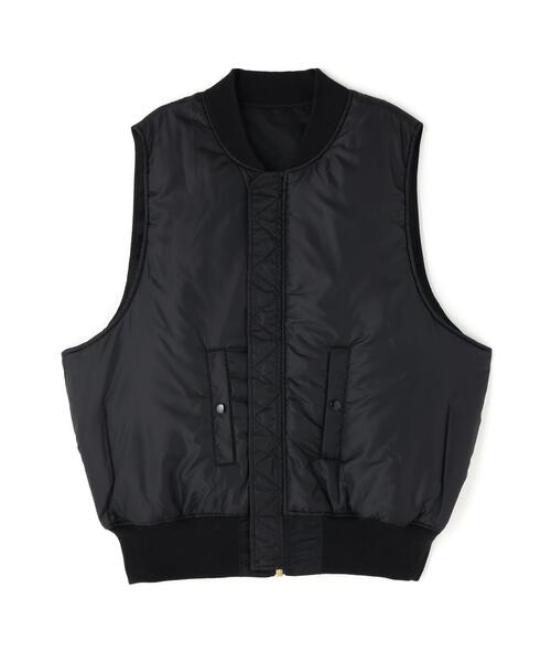 Alpha Industries(アルファインダストリーズ)の「Alpha Industries/アルファ インダストリーズ/MA-1 FLIGHT VEST/エムエーワン フライトベスト(MA-1・メンズ・グレー系その他3/グレー系その他6/ブラック・L/M/S/XL/XS)」の7枚目の写真