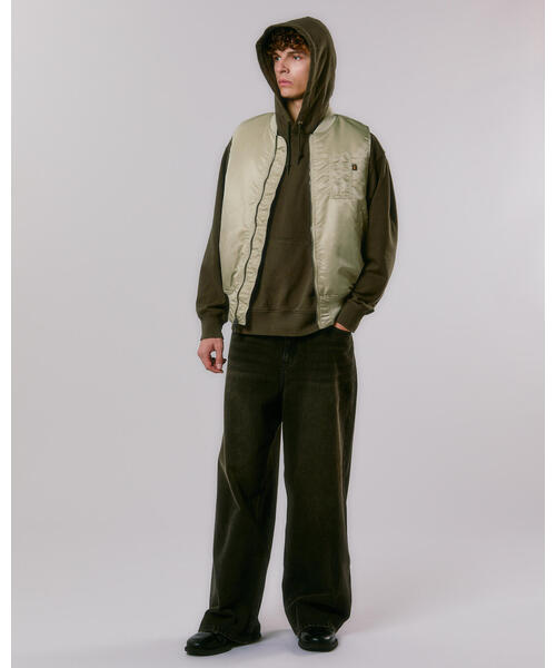 Alpha Industries(アルファインダストリーズ)の「Alpha Industries/アルファ インダストリーズ/MA-1 FLIGHT VEST/エムエーワン フライトベスト(MA-1・メンズ・グレー系その他3/グレー系その他6/ブラック・L/M/S/XL/XS)」の18枚目の写真