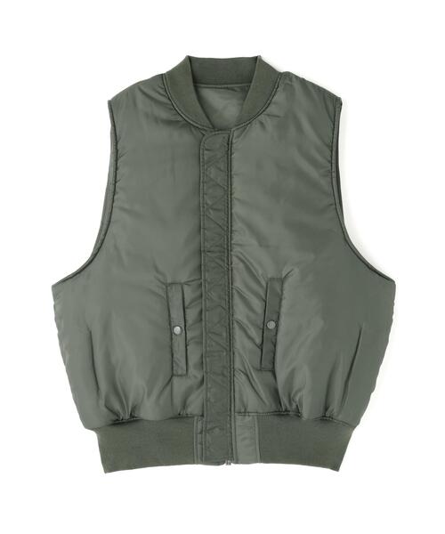 Alpha Industries(アルファインダストリーズ)の「Alpha Industries/アルファ インダストリーズ/MA-1 FLIGHT VEST/エムエーワン フライトベスト(MA-1・メンズ・グレー系その他3/グレー系その他6/ブラック・L/M/S/XL/XS)」の20枚目の写真