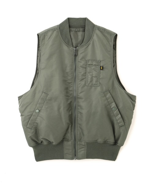 Alpha Industries(アルファインダストリーズ)の「Alpha Industries/アルファ インダストリーズ/MA-1 FLIGHT VEST/エムエーワン フライトベスト(MA-1・メンズ・グレー系その他3/グレー系その他6/ブラック・L/M/S/XL/XS)」の12枚目の写真