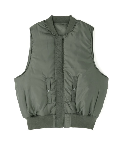Alpha Industries(アルファインダストリーズ)の「Alpha Industries/アルファ インダストリーズ/MA-1 FLIGHT VEST/エムエーワン フライトベスト(MA-1・メンズ・グレー系その他3/グレー系その他6/ブラック・L/M/S/XL/XS)」の13枚目の写真