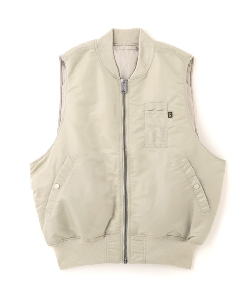 Alpha Industries(アルファインダストリーズ)の「Alpha Industries/アルファ インダストリーズ/MA-1 FLIGHT VEST/エムエーワン フライトベスト(MA-1・メンズ・グレー系その他3/グレー系その他6/ブラック・L/M/S/XL/XS)」の8枚目の写真