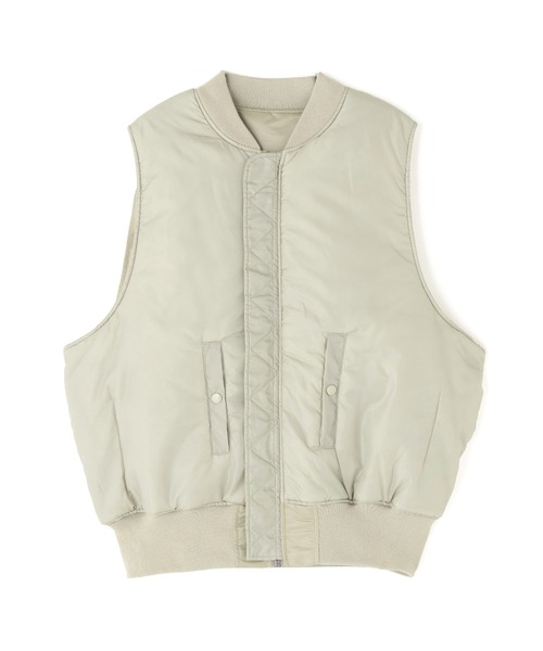 Alpha Industries(アルファインダストリーズ)の「Alpha Industries/アルファ インダストリーズ/MA-1 FLIGHT VEST/エムエーワン フライトベスト(MA-1・メンズ・グレー系その他3/グレー系その他6/ブラック・L/M/S/XL/XS)」の9枚目の写真