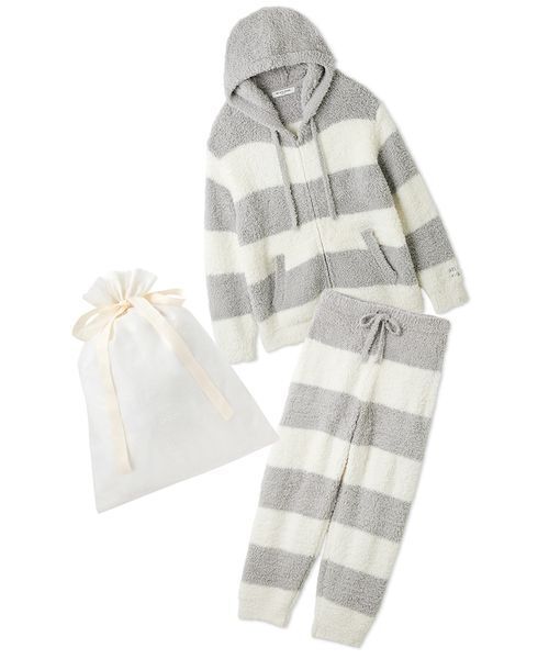 新品未使用✰gelato pique 2ボーダーパーカー＆ロングパンツSET ラッピング済み】【HOMME】ジェラート2ボーダーパーカー＆ロングパンツ