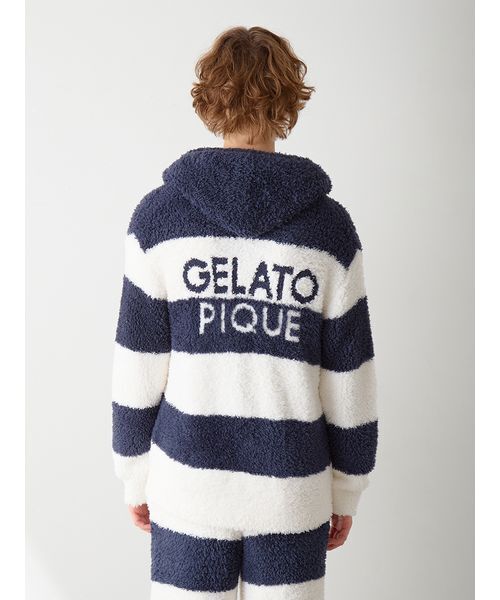 ラッピング済み】【HOMME】ジェラート2ボーダーパーカー＆ロングパンツ