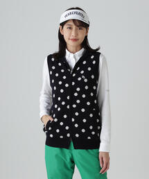 PEARLY GATES ドット柄 ベスト サイズ0 PEARLY GATES ドット柄 ベスト サイズ0 - メルカリ