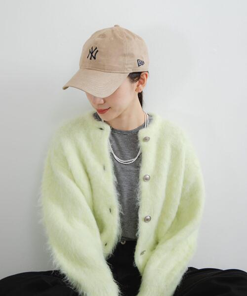 NEW ERA（ニューエラ）の「New Era　MLB Synthetic Suede（キャップ・レディース・ネイビー/ベージュ/オレンジ・-）」の4枚目の写真