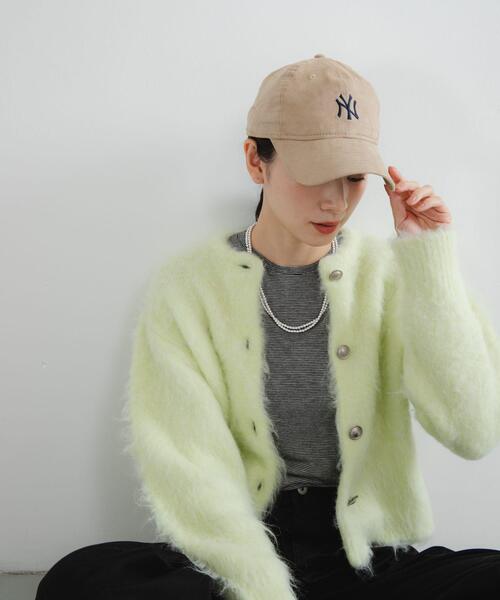 NEW ERA（ニューエラ）の「New Era　MLB Synthetic Suede（キャップ・レディース・ネイビー/ベージュ/オレンジ・-）」の5枚目の写真