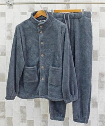 TopIsm（トップイズム）の「ルームウェア パジャマ 上下セットアップ 部屋着 シャギーボアフリース もこもこ ボタンカーディガントップス イージーパンツ 秋冬 寝巻き 暖かい あったかい メンズ（ルームウェア/パジャマ）」