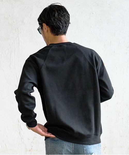 BENUSTA(ベヌスタ)の「『BENUSTA/ベヌスタ』リブ切り替えトレーナー【GC】(スウェット・メンズ・ベージュ/グレー/ブラック・3L/XL)」の6枚目の写真