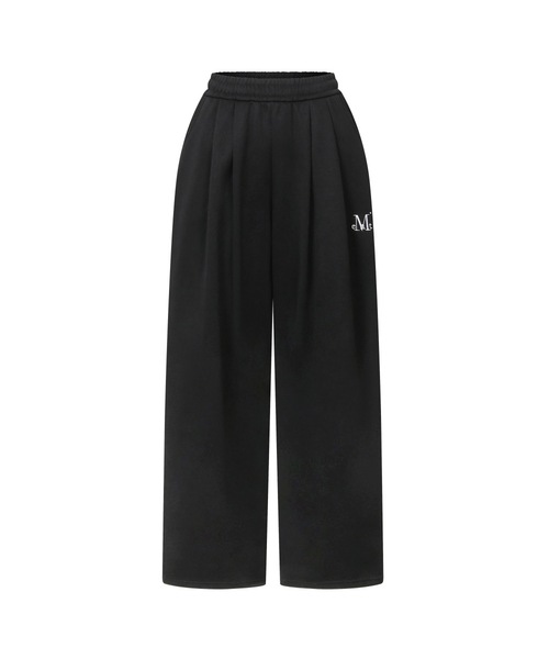 MUCENT(ムセント)の「シウッド6ピンタックワイドスウェットパンツ 男女共用 (4カラー)(スウェットパンツ・レディース・ブラウン/ホワイト/ブラック/グレー・FREE/1)」の3枚目の写真