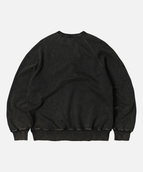FRIZMWORKS(フリズムワークス)の「OG VINTAGE DYEING SWEATSHIRT _ BLACK BROWN(スウェット・メンズ・その他・SMALL/MEDIUM/LARGE/X-LARGE)」の2枚目の写真