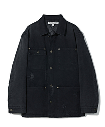 PARTIMENTO（パルティメント）の「3M シンサレート VTG ウォッシュド チョアジャケット [キルティング裏地] ブラック（ダウンジャケット/コート）」