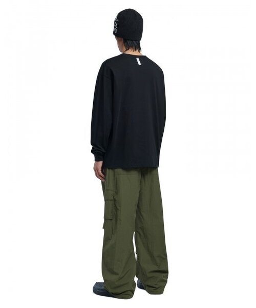 NOMANUAL（NOMANUAL）の「N.S.C PARACHUTE PANTS - KHAKI（スウェットパンツ・レディース・その他・X-SMALL/SMALL/MEDIUM/LARGE）」の4枚目の写真