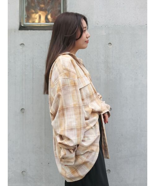 Ungrid（アングリッド）の「ブリーチチェックルーズシャツ（シャツ/ブラウス・レディース・ブルー/イエロー・FREE）」の21枚目の写真