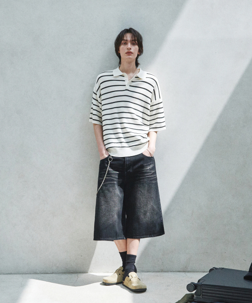 GLW（ジーエルダブリュ）の「ストライプカラーハーフニットアイボリー（ニット/セーター・レディース・その他・SMALL/MEDIUM/LARGE）」の11枚目の写真