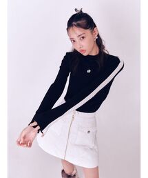 LILY BROWN | 【LILY BROWN×MARY QUANT】ソフトリブニットトップス(ニット/セーター)