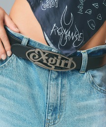 X-girl | OVAL LOGO CLASP FAUX LEATHER BELT(ベルト)