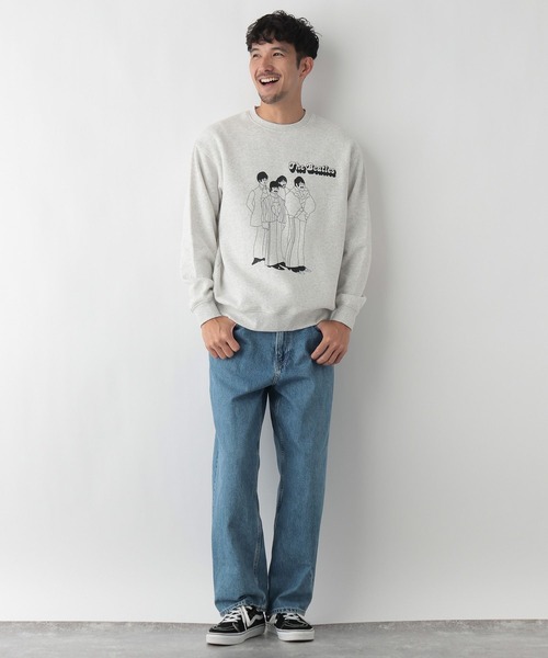 FOUND GOOD（ファウンドグッド）の「【THE BEATLES / ザ ビートルズ】コラボプルオーバー4/31098044（その他トップス・メンズ・ホワイト系1/グレー系5・L/M/XL）」の3枚目の写真