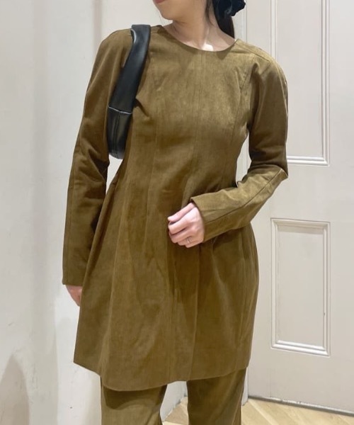 セール】コーデュロイフォルムミニワンピース（ワンピース