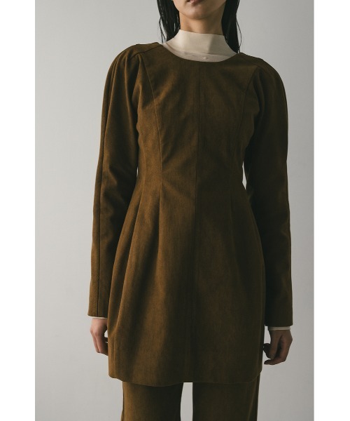 STYLEMIXER（スタイルミキサー）の「コーデュロイフォルムミニワンピース（ワンピース・レディース・キャメル/ネイビー・SMALL/MEDIUM）」の17枚目の写真