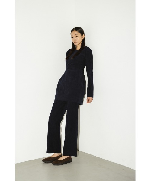 STYLEMIXER（スタイルミキサー）の「コーデュロイフォルムミニワンピース（ワンピース・レディース・キャメル/ネイビー・SMALL/MEDIUM）」の3枚目の写真