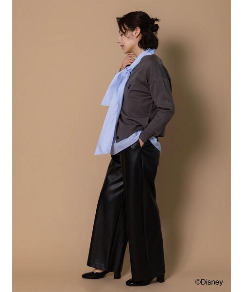 Te chichi(テチチ)の「【Disney】101/刺繍Vネックカーディガン(カーディガン/ボレロ・レディース・ネイビー/オフホワイト/グレー・F)」の8枚目の写真