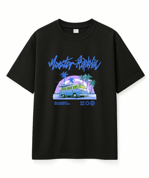 MONSTER REPUBLIC(モンスターリパブリック)の「トロピカルブルーTシャツブラック_8151(Tシャツ/カットソー・レディース・その他・SMALL/MEDIUM/LARGE/X-LARGE)」の6枚目の写真