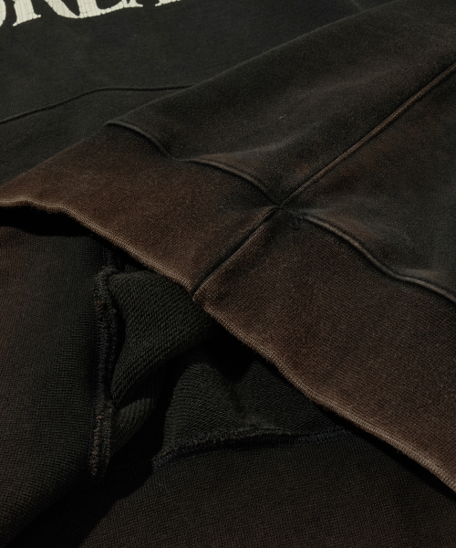 V.S.C HOOD SWEAT(CHASE YOUR DREAMS)_VINTAGE BLACK 