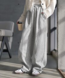 KOBE LETTUCE（コウベレタス）の「[ 裏ボア ] 暖かスウェットカーブパンツ（スウェットパンツ）」