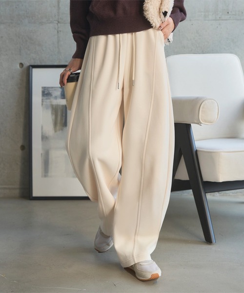 裏ボア ] 暖かスウェットカーブパンツ（スウェットパンツ）｜KOBE