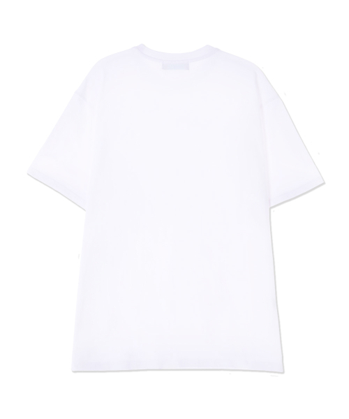 ASTRAL PROJECTION(アストラルプロジェクション)の「エイピ エイピ スーピマコットン ラウンドネック 半袖Tシャツ_ホワイト(Tシャツ/カットソー・メンズ・その他・XX-LARGE/LARGE/X-LARGE)」の2枚目の写真